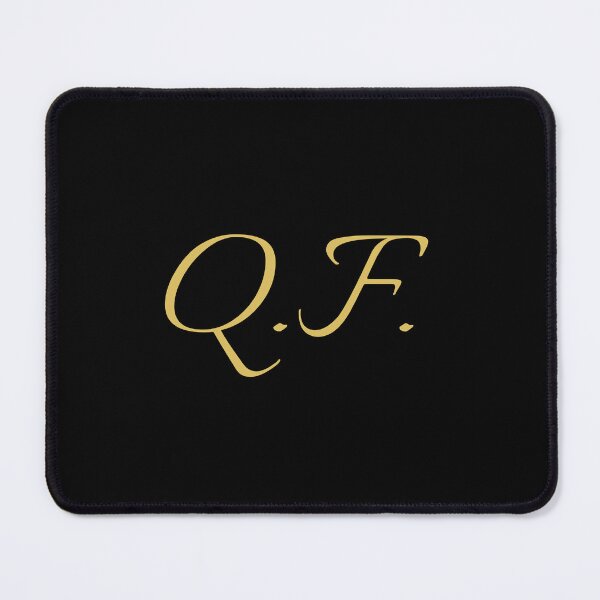 Item preview, QF Initials | Gold Lettering | Personalised Gifts designed and sold by Avo And Sriracha.
