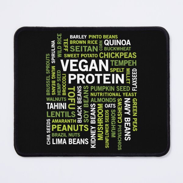Item preview, Vegan Protein Sources Word Cloud Plant Based Foods designed and sold by Delightfully Cynical.