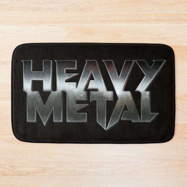 Item preview, Heavy metal Metallic logo designed and sold by MetalHorns.