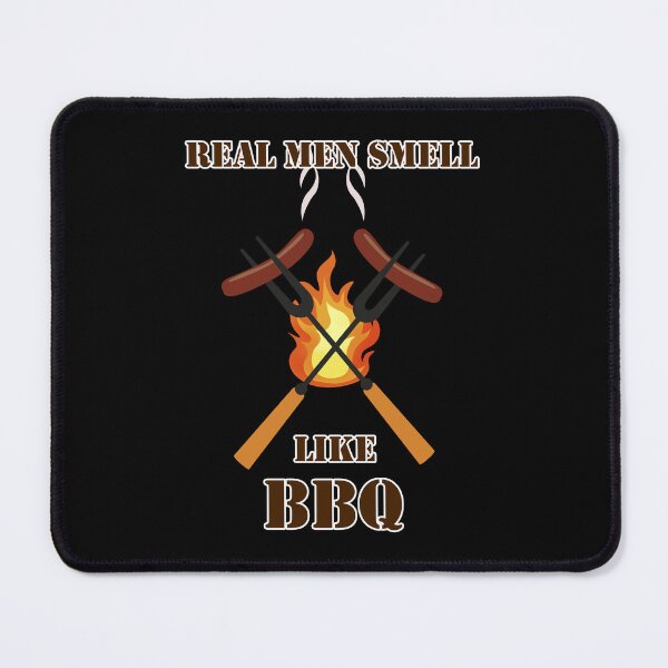 Item preview, Real Men Smell Like Barbecue designed and sold by Peach-Design.