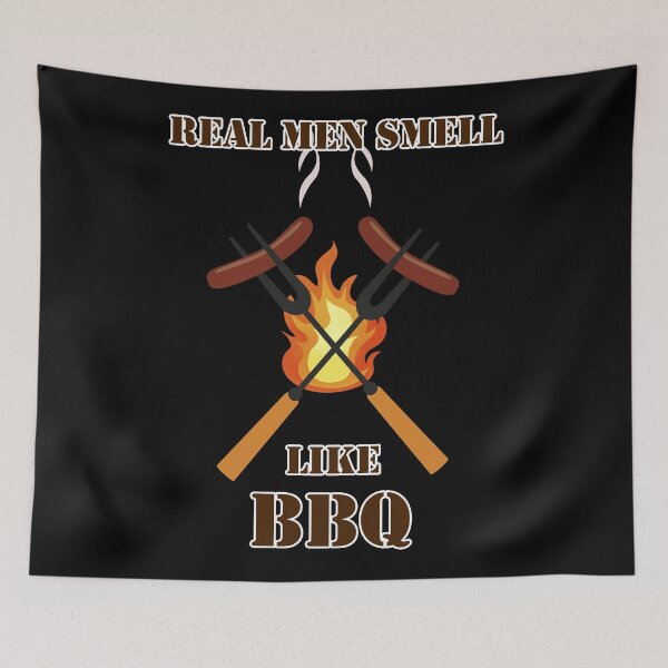 Item preview, Real Men Smell Like Barbecue designed and sold by Peach-Design.