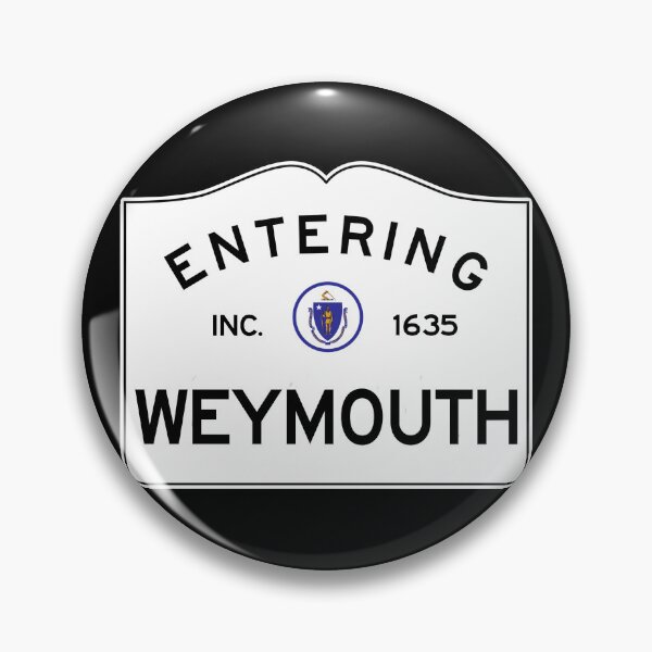 Item preview, Entering Weymouth Massachusetts - Commonwealth of Massachusetts Road Sign  designed and sold by NewNomads.