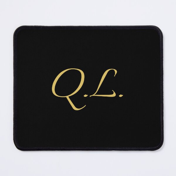 Item preview, QL Initials | Gold Lettering | Personalised Gifts designed and sold by Avo And Sriracha.