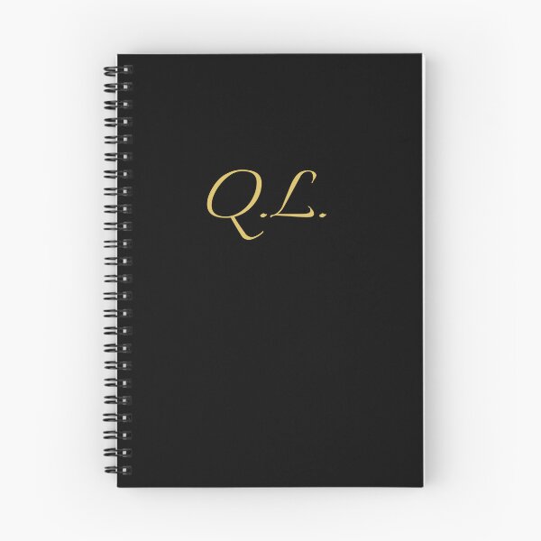 Item preview, QL Initials | Gold Lettering | Personalised Gifts designed and sold by Avo And Sriracha.