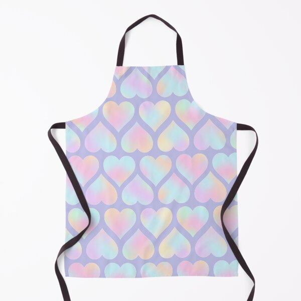 Item preview, Holographic hearts on lavender violet - seamless pattern designed and sold by colorofmagic.