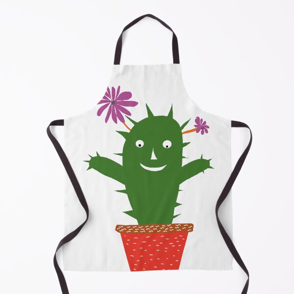 Item preview, A Friendly Green Cactus with Flowers Cartoon Digital designed and sold by ZoJovArt.