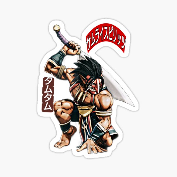 Tam Tam Samurai Shodown Samurai Spirit Sticker For Sale By Dbsart Redbubble 