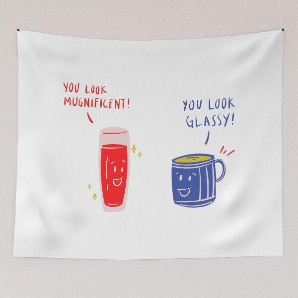 Item preview, You look Mugnificent! And You look Glassy!  designed and sold by Scopestor.