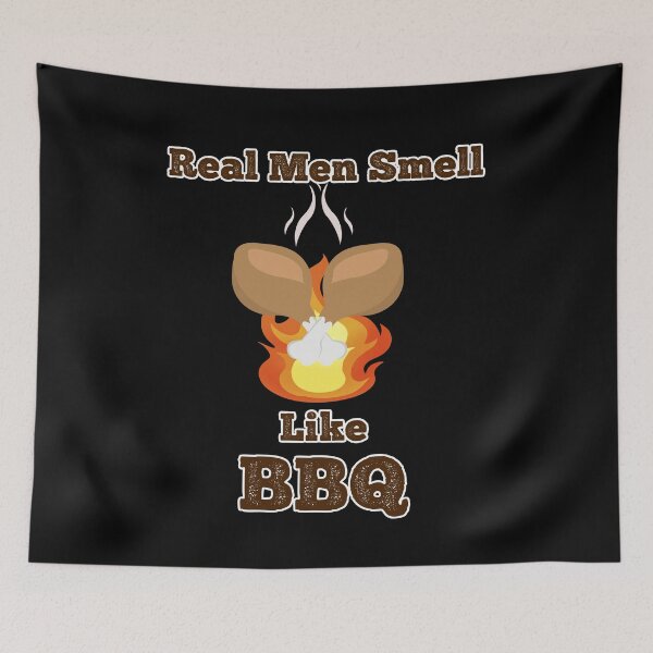 Item preview, Real Men Smell Like Barbecue designed and sold by Peach-Design.