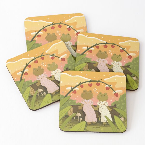 Item preview, Frogs in Dresses LGBTQ+ Pride Illustration designed and sold by SleepyLilSloth.