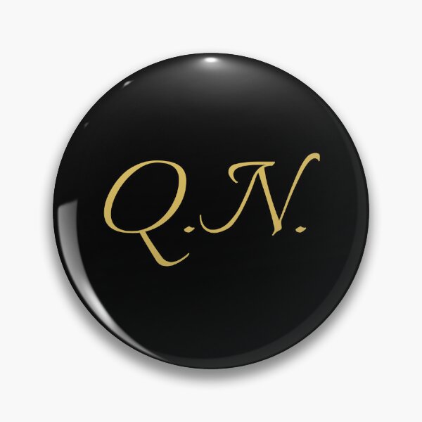 Item preview, QN Initials | Gold Lettering | Personalised Gifts designed and sold by Avo And Sriracha.