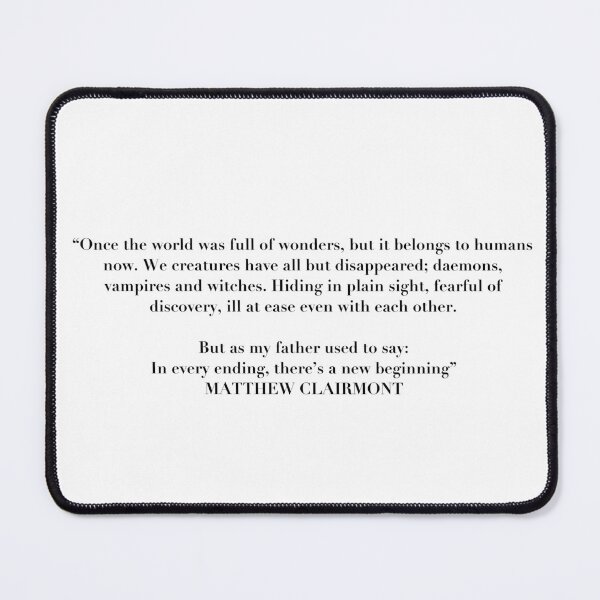 Item preview, Discovery of witches quote designed and sold by JessCarrsArt.
