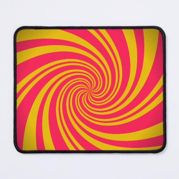 Item preview, Swirly Spiral Hypno - Red and Gold Optical Illusion Trippy Design designed and sold by MrGiftee.