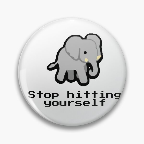 Artikelvorschau, Super Auto Pets Elephant - Hör auf, dich selbst zu schlagen entworfen und verkauft von LigerDesign.