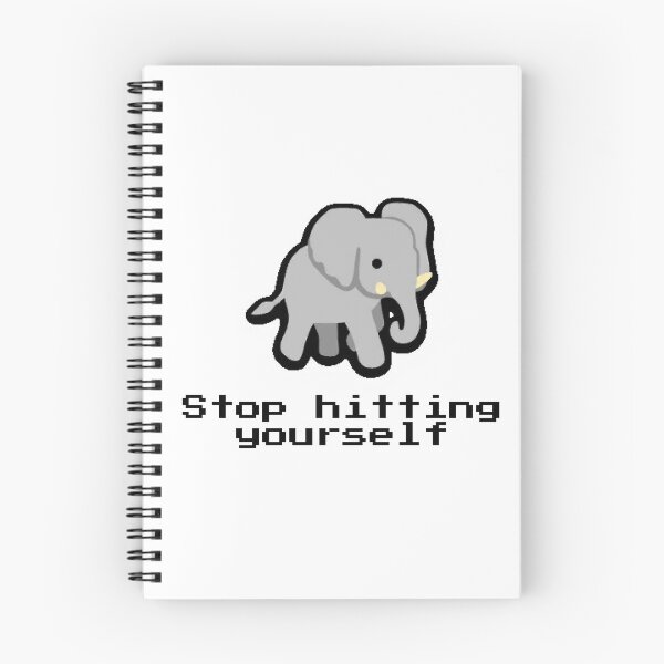 Artikelvorschau, Super Auto Pets Elephant - Hör auf, dich selbst zu schlagen entworfen und verkauft von LigerDesign.
