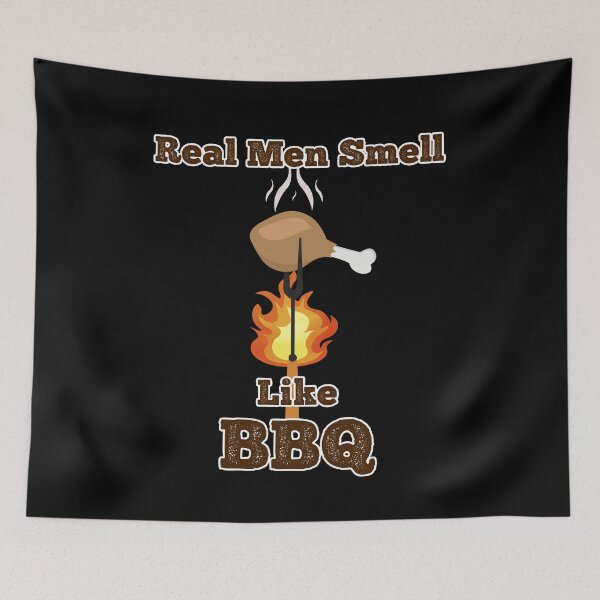 Item preview,  Real Men Smell Like Barbecue designed and sold by Peach-Design.