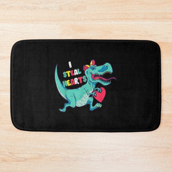 Item preview, Valentines Day Dinosaur I Steal Hearts Boys  designed and sold by laurenm233.