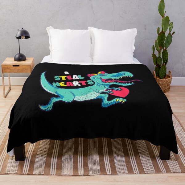 Item preview, Valentines Day Dinosaur I Steal Hearts Boys  designed and sold by laurenm233.