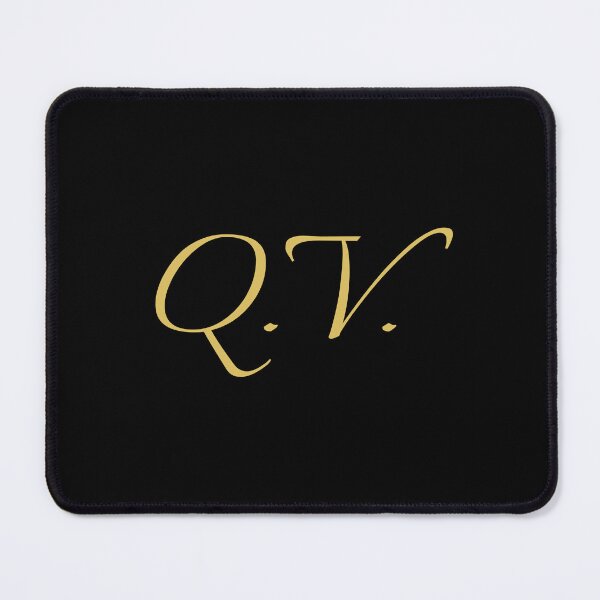 Item preview, QV Initials | Gold Lettering | Personalised Gifts designed and sold by Avo And Sriracha.