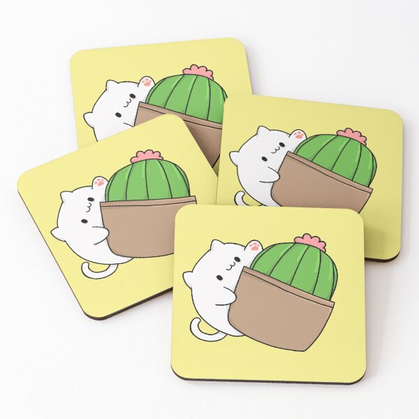 Item preview, I Love Cat and Plants / Cactus - Cute - Funny - White Cat  #1 designed and sold by Annisa Yuwanda.