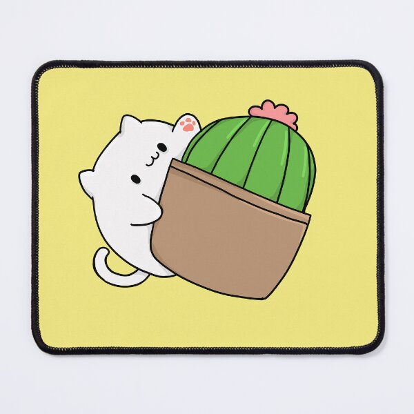 Item preview, I Love Cat and Plants / Cactus - Cute - Funny - White Cat #1 designed and sold by Annisa Yuwanda.