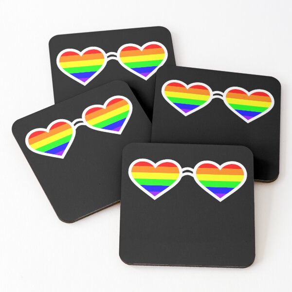 Item preview, LGBT Glasses Pride LGBT Rainbow Flag Support LGBTQ designed and sold by enjoytheshirt.