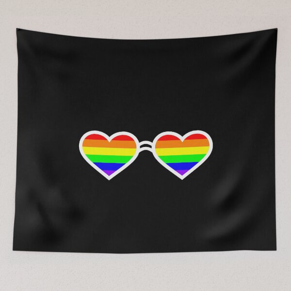 Item preview, LGBT Glasses Pride LGBT Rainbow Flag Support LGBTQ designed and sold by enjoytheshirt.