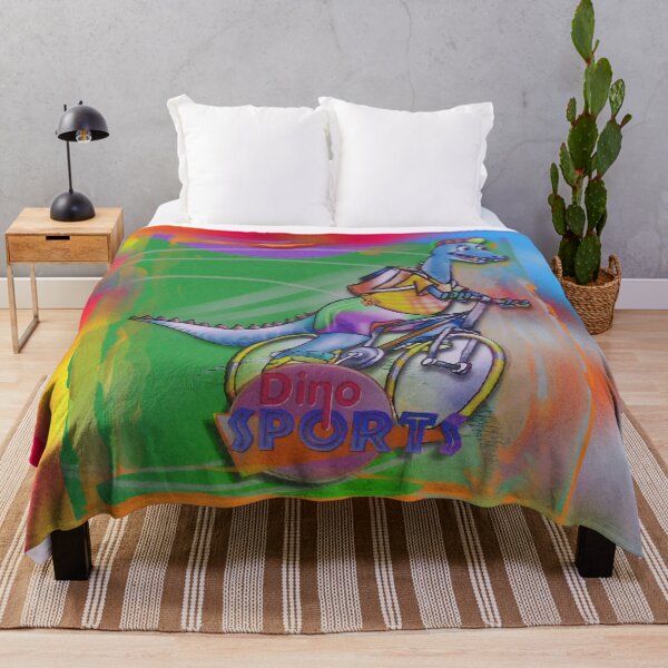 Item preview, Dino Sports - Bicyclist Dinosaur (AliceCCI Original Drawing) designed and sold by VanyssaGraphics.