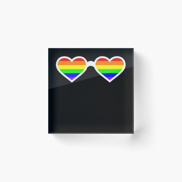 Item preview, LGBT Pride Glasses Pride LGBT Rainbow Flag Support LGBTQ designed and sold by enjoytheshirt.