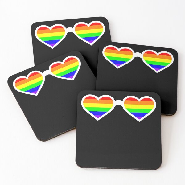 Item preview, LGBT Pride Glasses Pride LGBT Rainbow Flag Support LGBTQ designed and sold by enjoytheshirt.