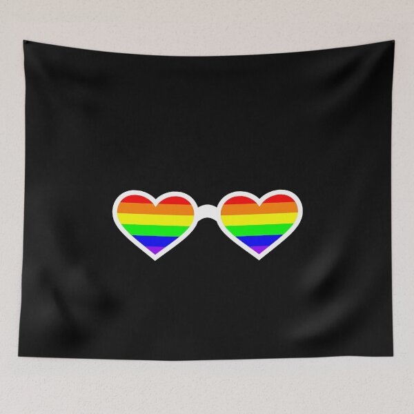Item preview, LGBT Pride Glasses Pride LGBT Rainbow Flag Support LGBTQ designed and sold by enjoytheshirt.