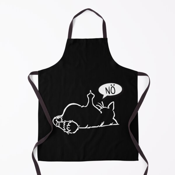Item preview, faule lustige Katze zeigt Stinkefinger - NÖ - schwarze Katze designed and sold by zacben.