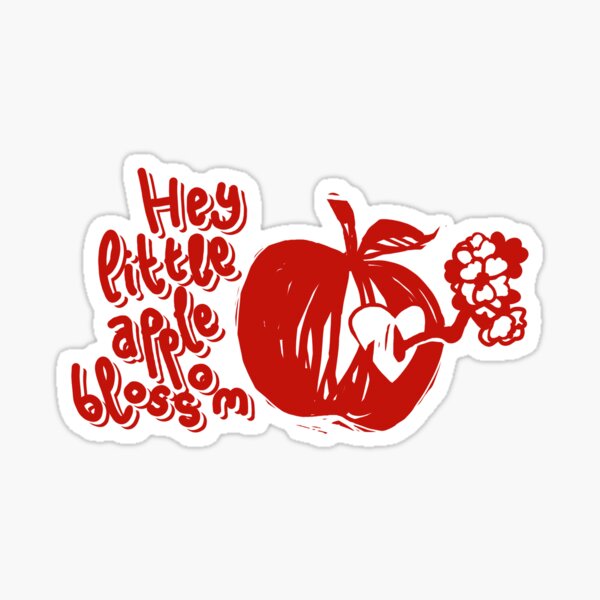 Item preview, Apple Blossom Valentine designed and sold by RedThePear.