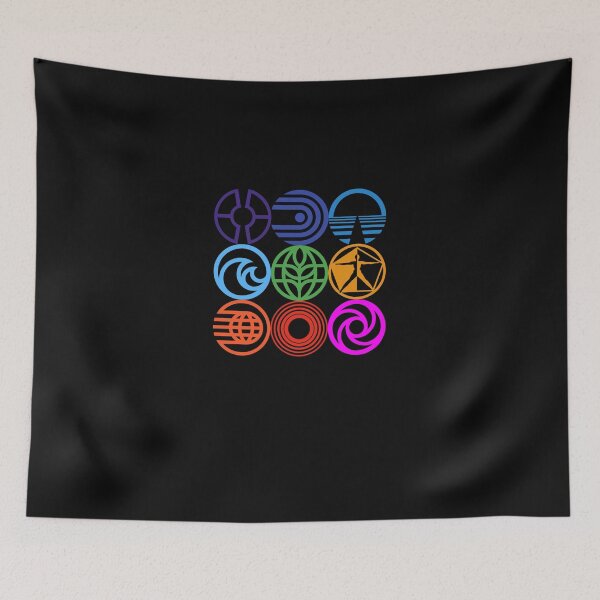 Item preview, Retro Epcot Logos Classic T-Shirt designed and sold by axeljokeits.
