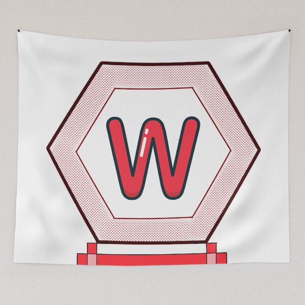 Item preview, Initial W designed and sold by AnasQureshi.
