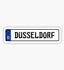Düsseldorf Kennzeichnen Sticker