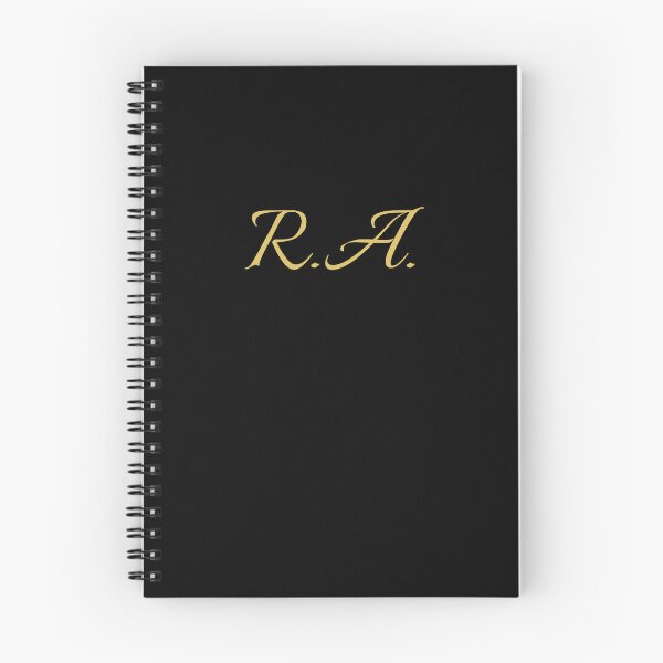 Item preview, RA Initials | Gold Lettering | Personalised Gifts designed and sold by Avo And Sriracha.