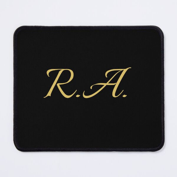 Item preview, RA Initials | Gold Lettering | Personalised Gifts designed and sold by Avo And Sriracha.