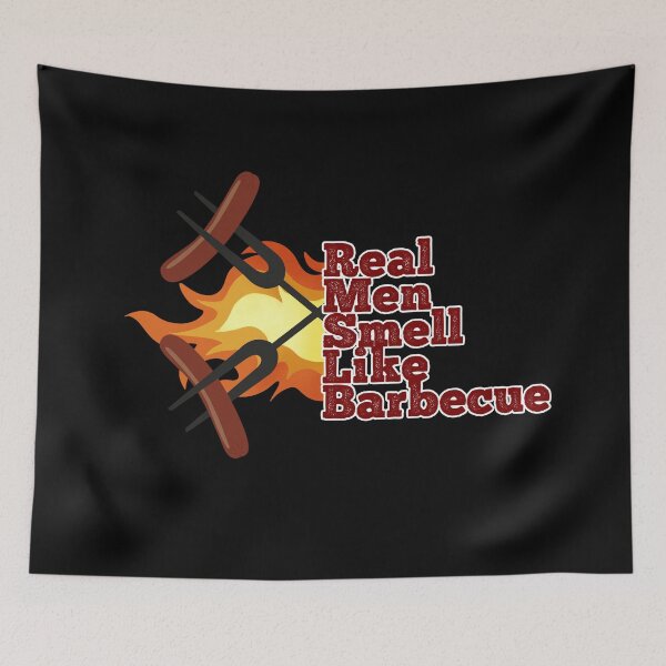 Item preview, Real Men Smell Like Barbecue designed and sold by Peach-Design.