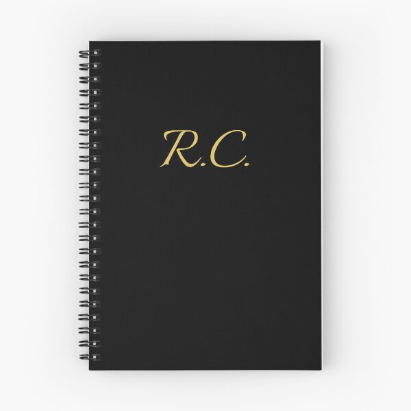 Item preview, RC Initials | Gold Lettering | Personalised Gifts designed and sold by Avo And Sriracha.