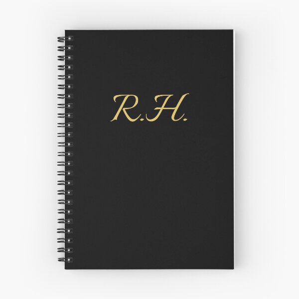 Item preview, RH Initials | Gold Lettering | Personalised Gifts designed and sold by Avo And Sriracha.
