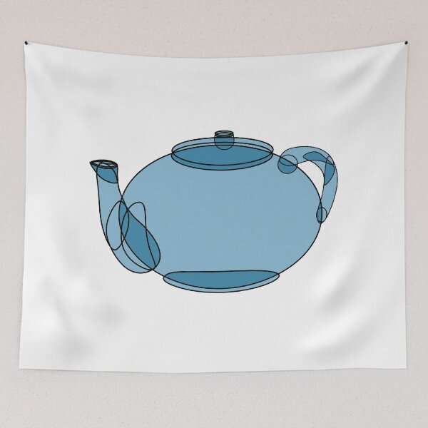 Item preview, Blue teapot designed and sold by CerezaSP.