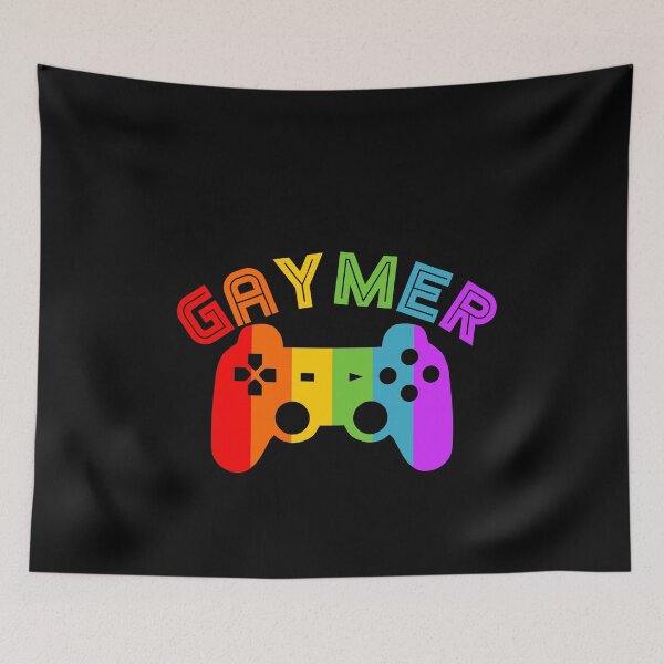 Item preview, Rainbow Gaymer Controller Pride LGBT Rainbow Flag Support designed and sold by enjoytheshirt.