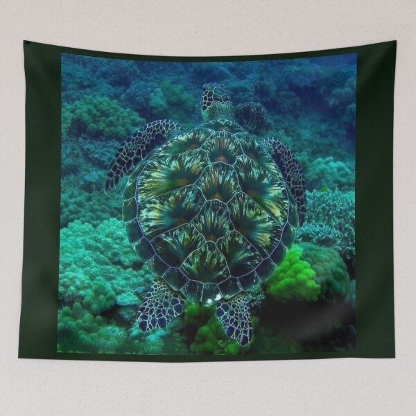 Item preview, Green sea turtle shell designed and sold by silvapajic.