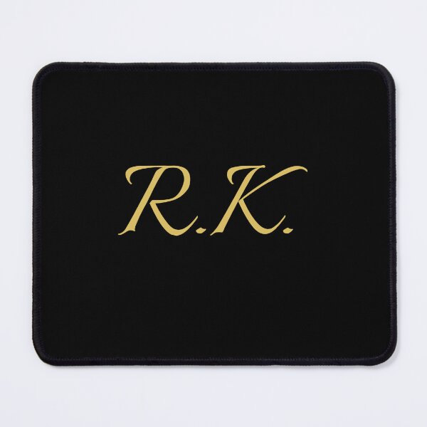 Item preview, RK Initials | Gold Lettering | Personalised Gifts designed and sold by Avo And Sriracha.