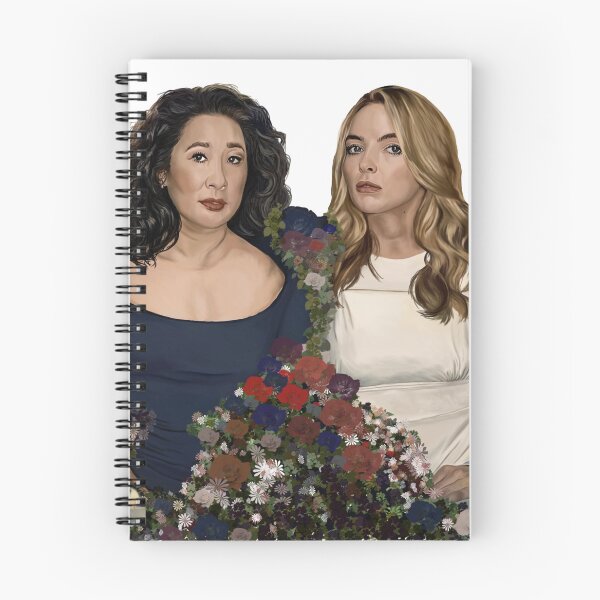 Item preview, Villanelle & Eve Killing Eve Season 4 Jodie Comer & Sandra Oh  designed and sold by rikiiart.