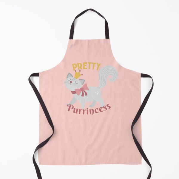 Item preview, Pretty Purrincess Cute Cat Pun designed and sold by quinellie.