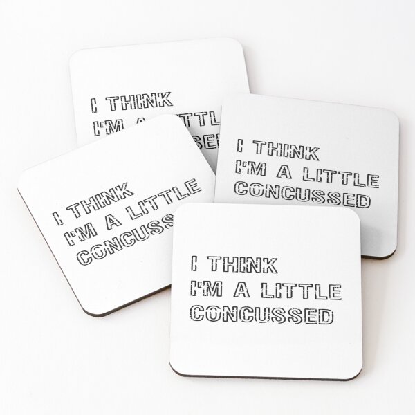 Item preview, I think I_m a little concussed , Jackass Forever Quote   designed and sold by DoraiBright.