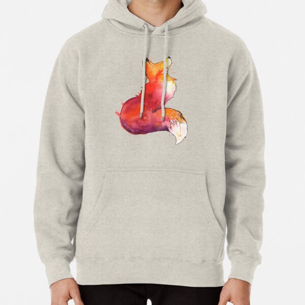 pink fox hoodie