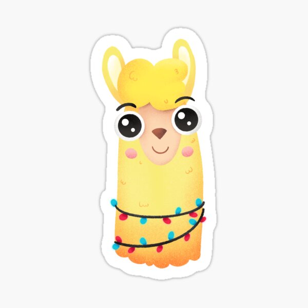 Item preview, Cute brite lama designed and sold by lindopintor.